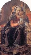 Fra Filippo Lippi Madonna and Child Enthroned France oil painting artist